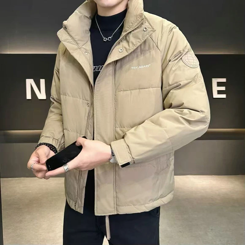 727-6803款2 冬季御寒保暖男士百搭时尚潮流帅气短款修身棉外套