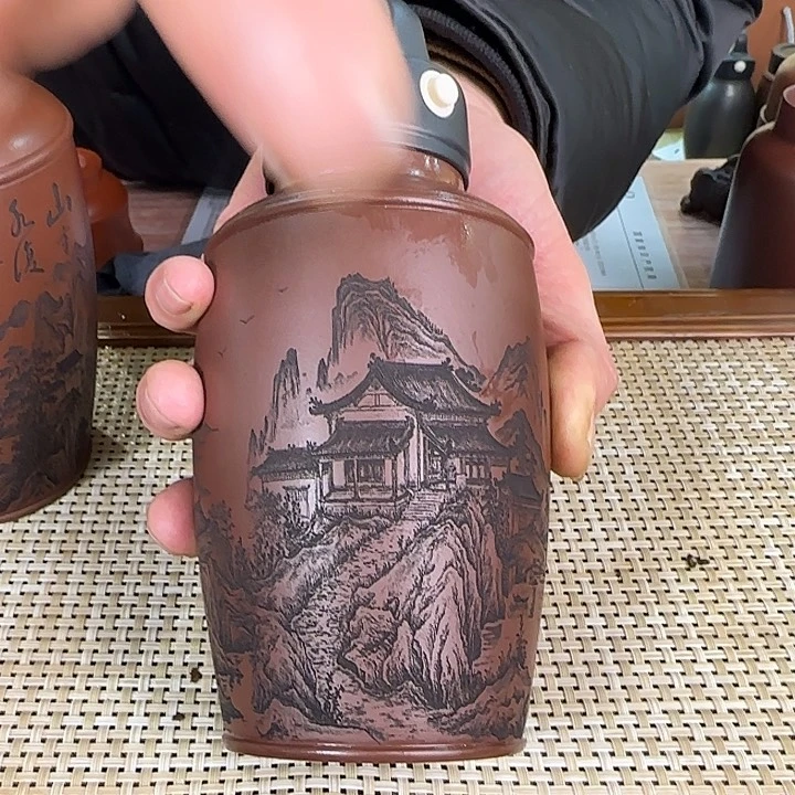 紫砂茶杯精品紫砂杯