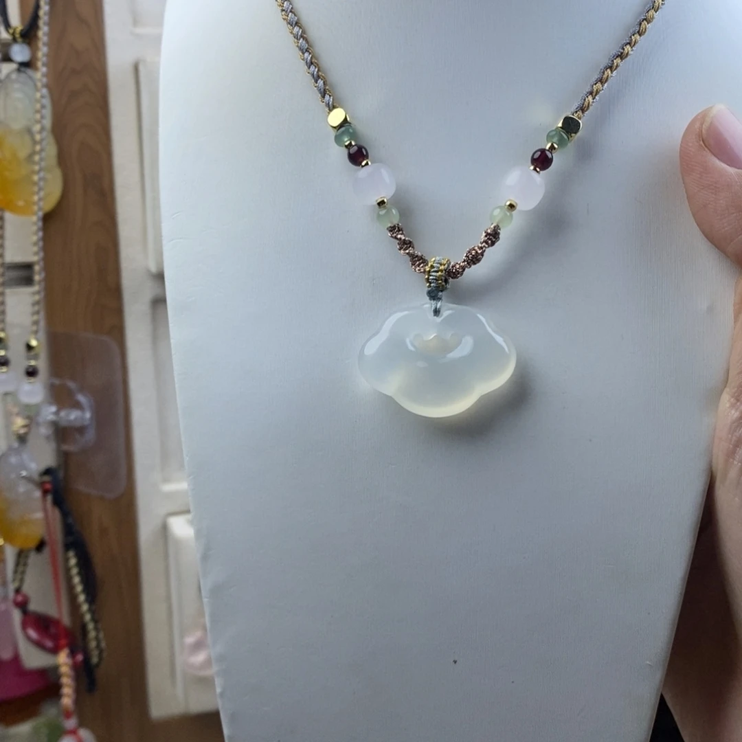 玛瑙/玉髓合金颈饰
