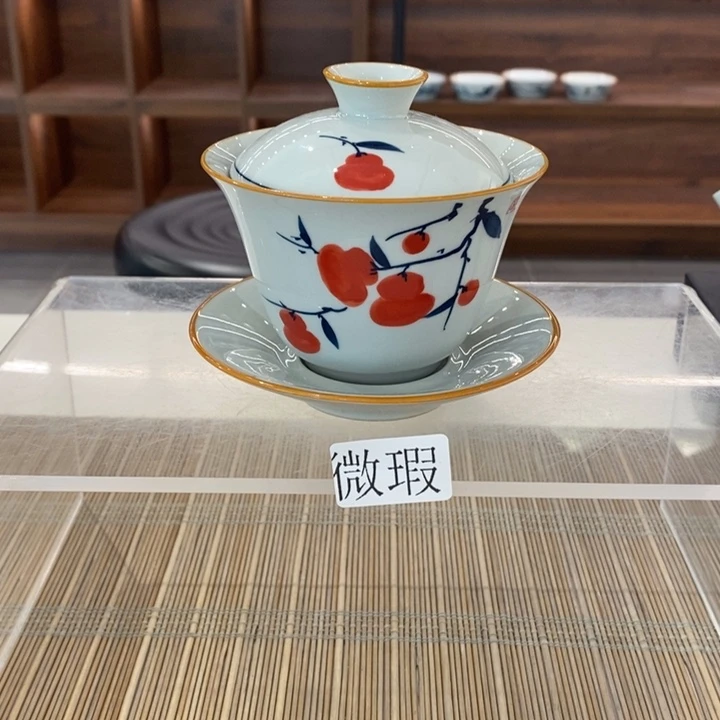 釉下老陶泥手工绘制