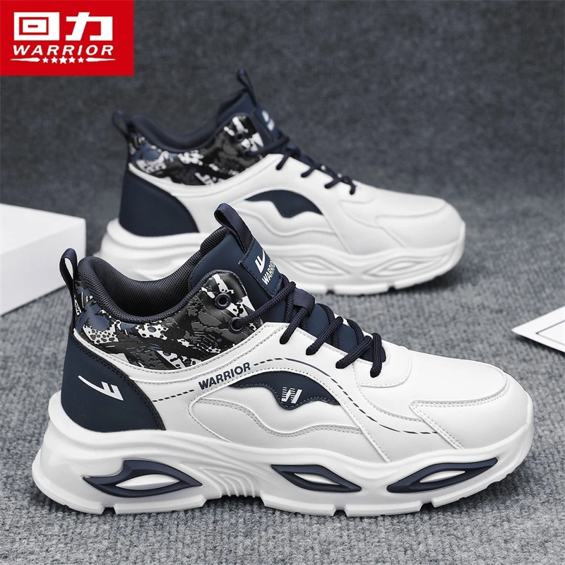 回力运动鞋男鞋2025新款时尚休闲跑步鞋男士百搭厚底小白老爹潮鞋