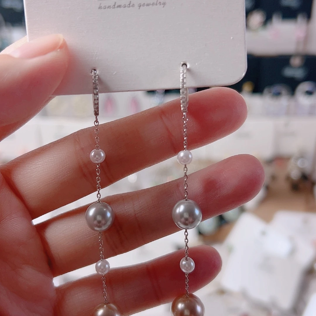 锆石纯铜合金耳环的