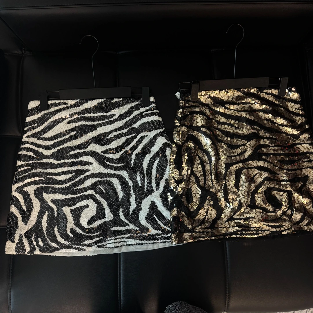 【 LEYI COUTURE】畑畑2025高端气质蛇纹亮片短裙2302