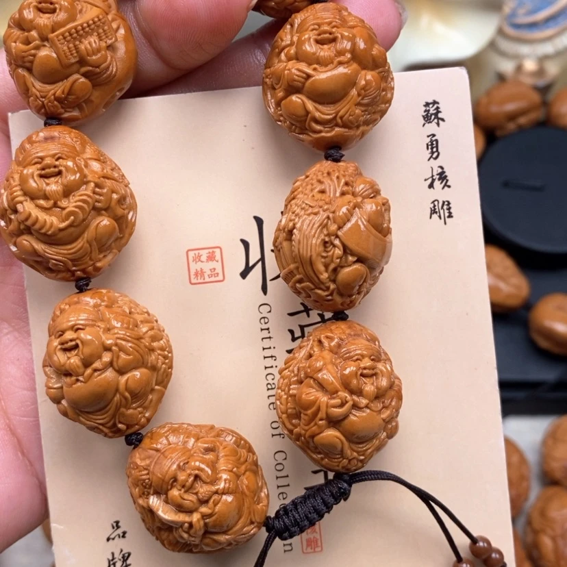 【闪购商品】橄榄核手串橄榄手工雕刻工艺