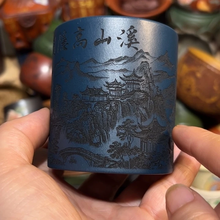茶杯紫砂宜兴紫砂主人杯