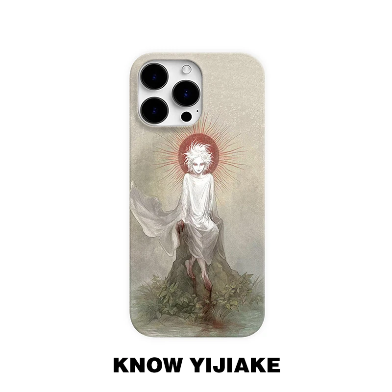 邪魅一笑适用苹果16pro手机壳15promax抽象14p/13/12ins16e创意11