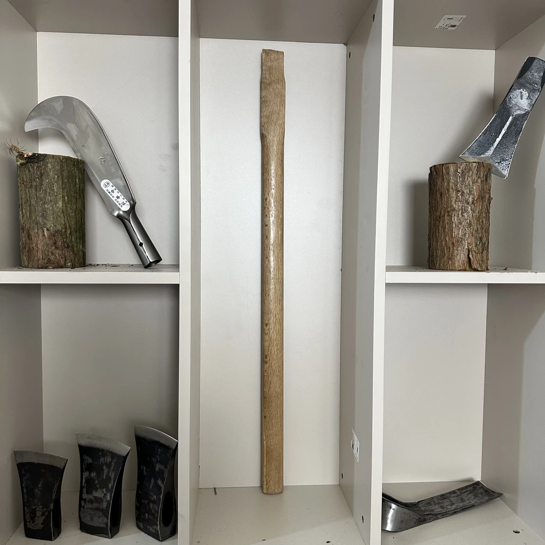 90公分方孔锤斧青冈木柄