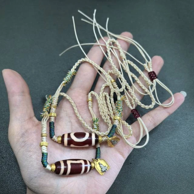 【曹掌柜精选】20 G03364-玛瑙脖挂（一眼天地）多样性发其一-11*28mm