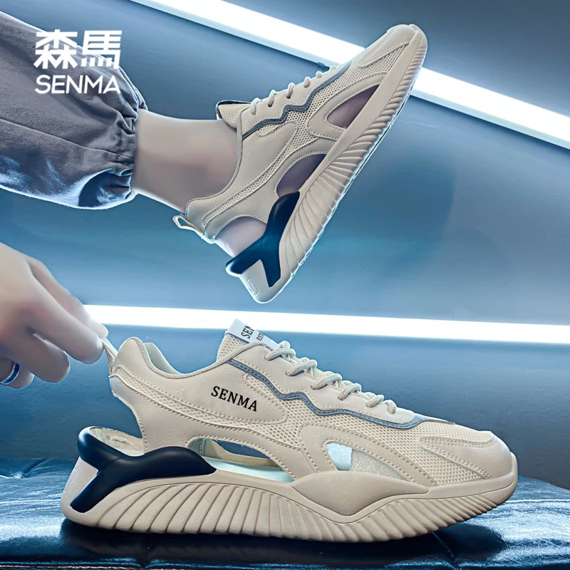 森马凉鞋男款夏季外穿网面镂空透气男士户外沙滩鞋舒适清凉运动鞋