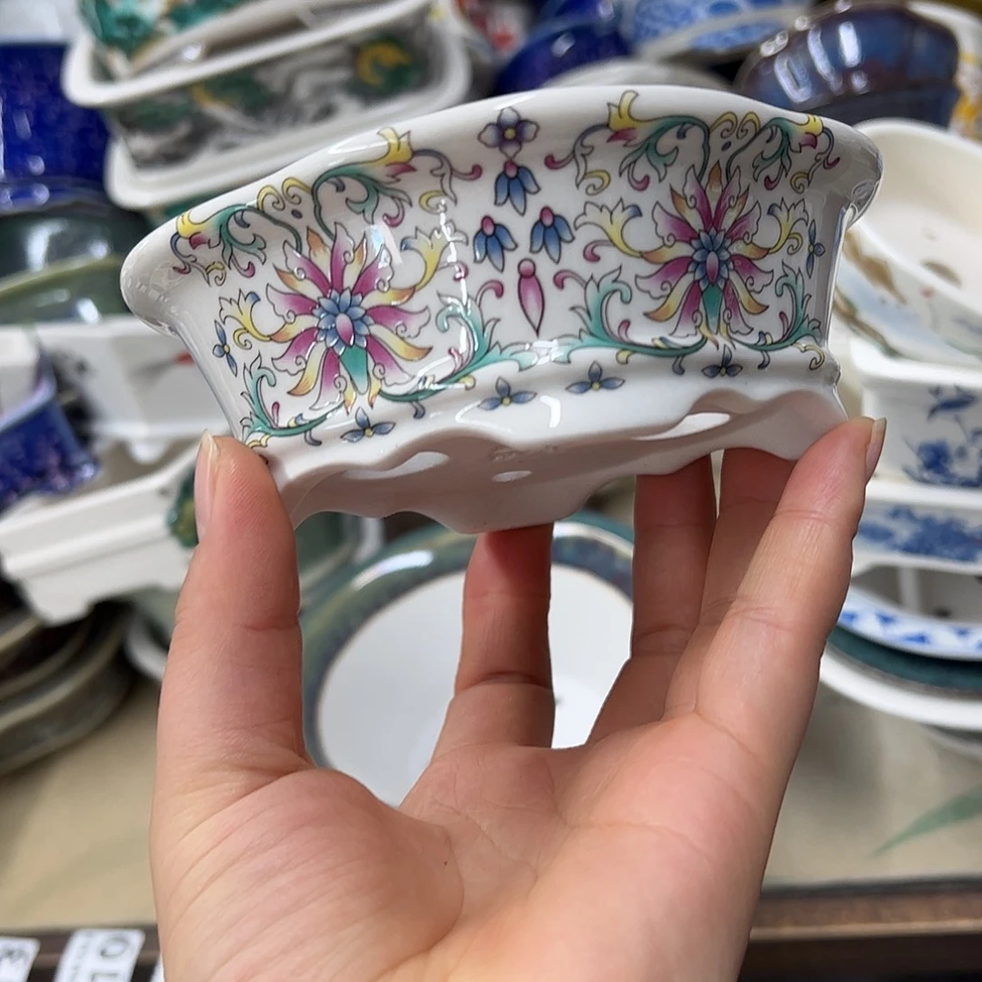 紫砂花盆211号瑕疵13/12/4cm