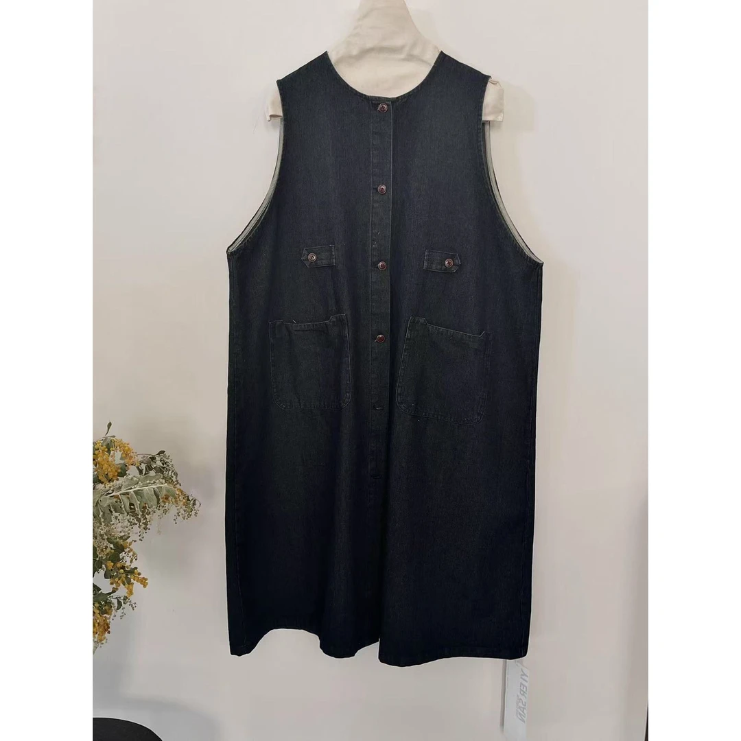 叨叨定制款#6782#牛仔背心裙 XX