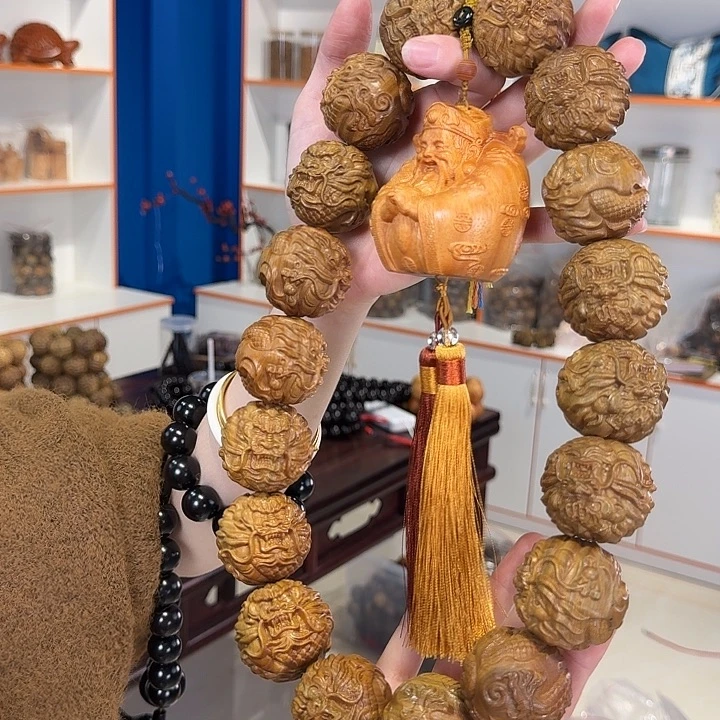 维腊木（绿檀）其他4.0.18颗龙王手持