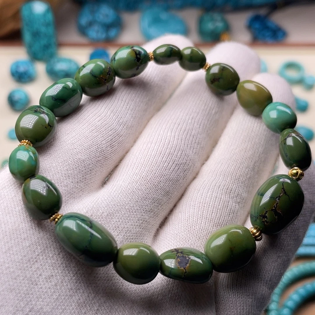 绿松石未镶嵌珠宝半成品