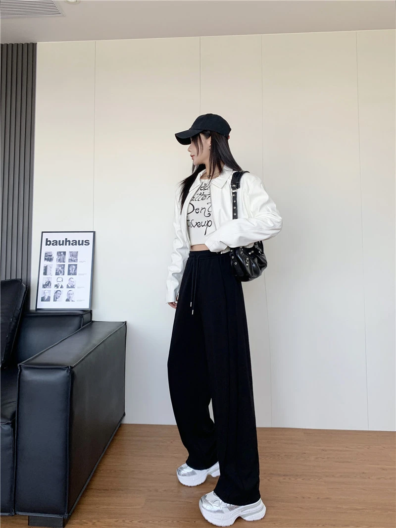 简约日常显瘦瑕疵款类型休闲裤