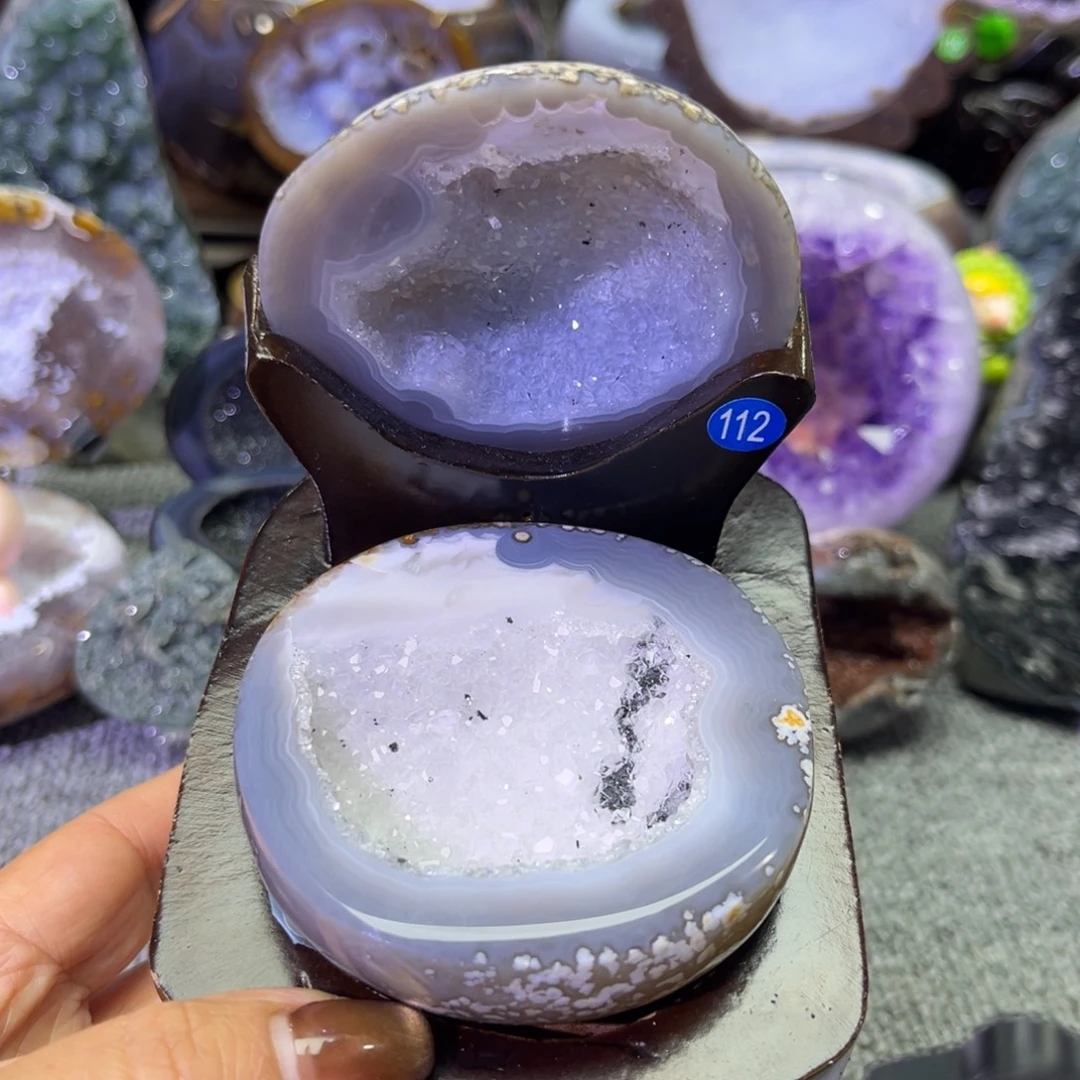 摆件紫晶未镶嵌水晶