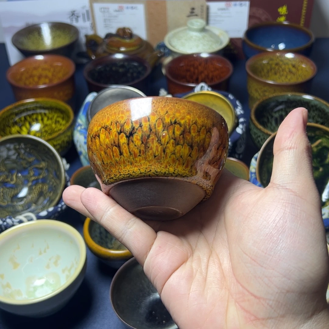 茶盏建阳建盏喝茶主人杯