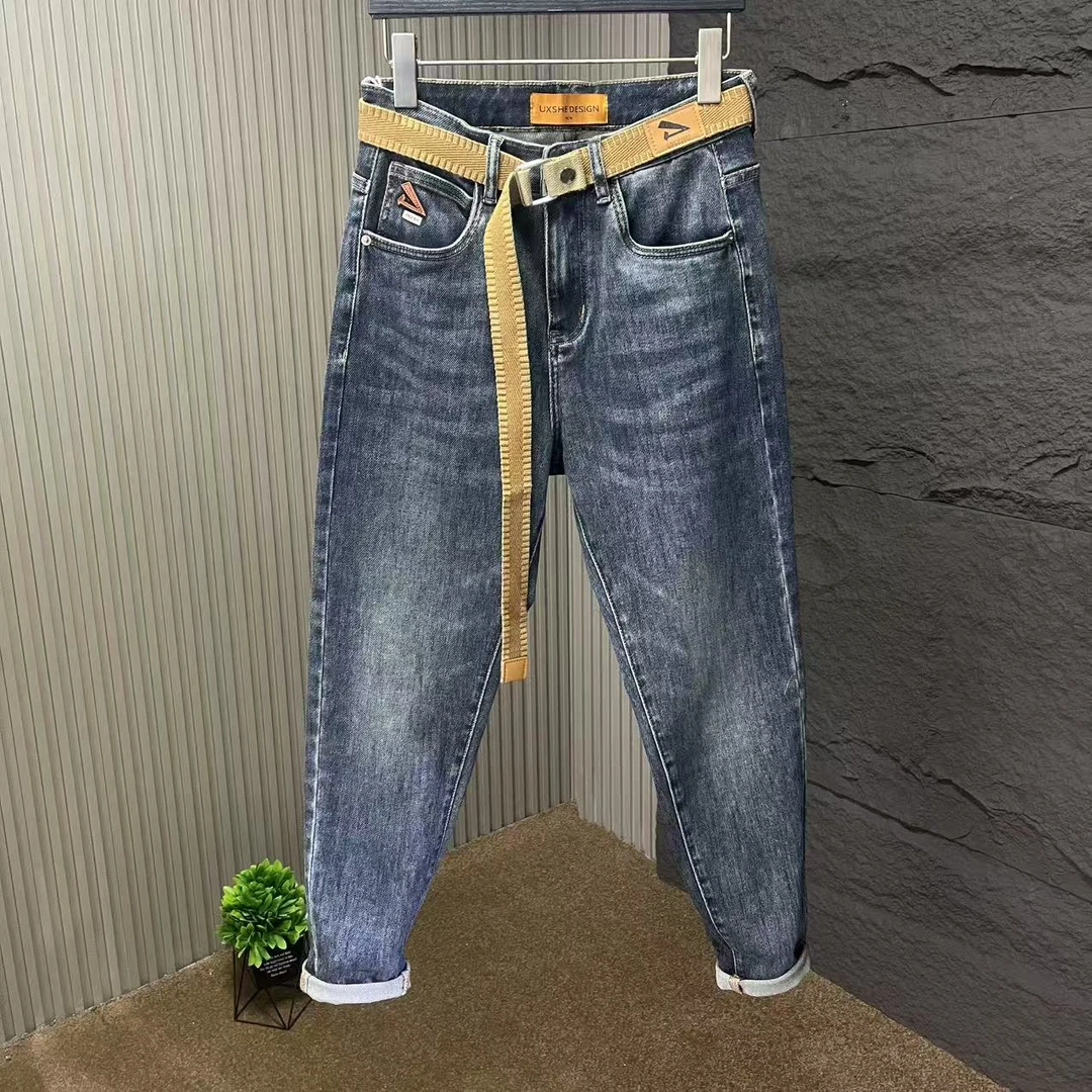 23370男士修身小脚牛仔裤