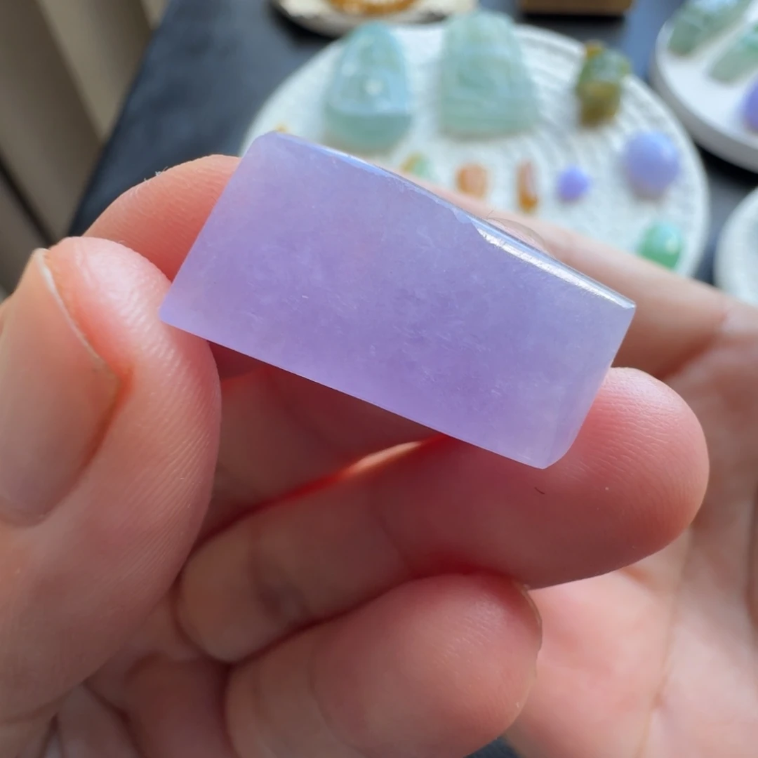 定制翡翠未镶嵌紫随行