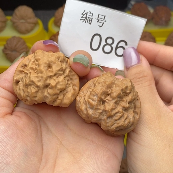 金***帛把件文玩核桃086蛙蛙41尺精品