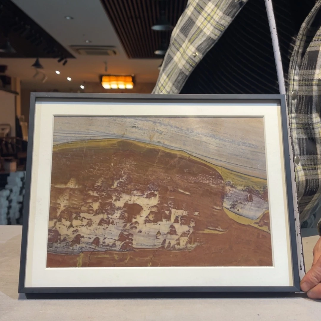 彩石32/25 三峡清江画面石