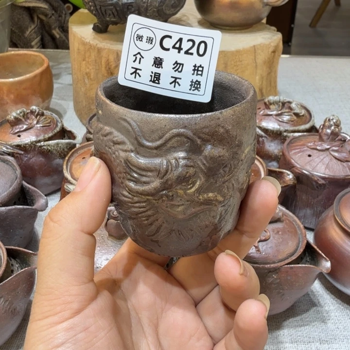 陶盘精品柴烧福利放漏
