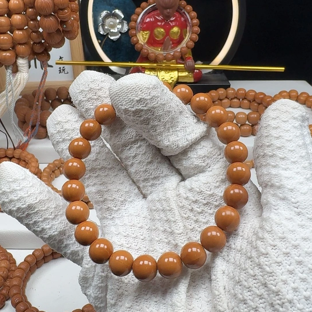 狼***牙吊坠猴头核桃猴头圆珠10