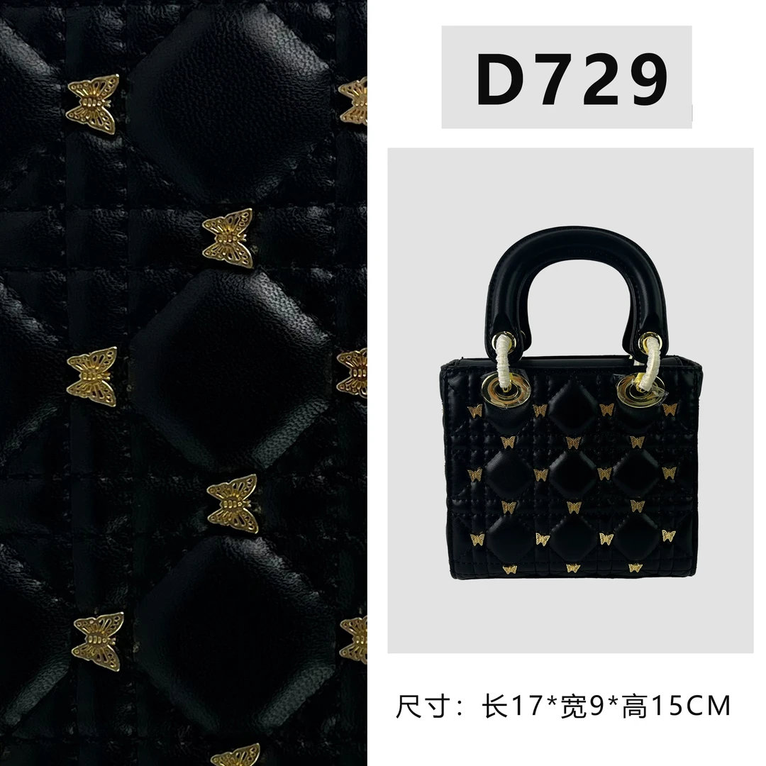 【D729】按编号拍（尺寸:17*15*9CM）新款女包8901-3#蝴蝶黑色