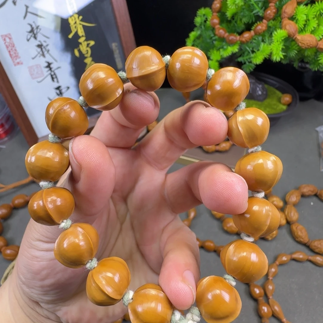 橄榄核手串/手链1.6鲨鱼背