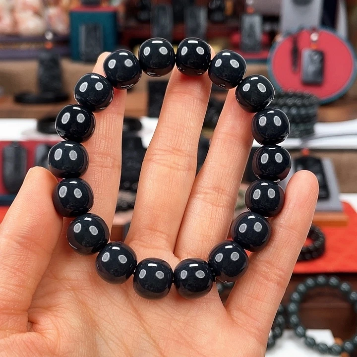 和田玉未镶嵌手串卡12精工入门级