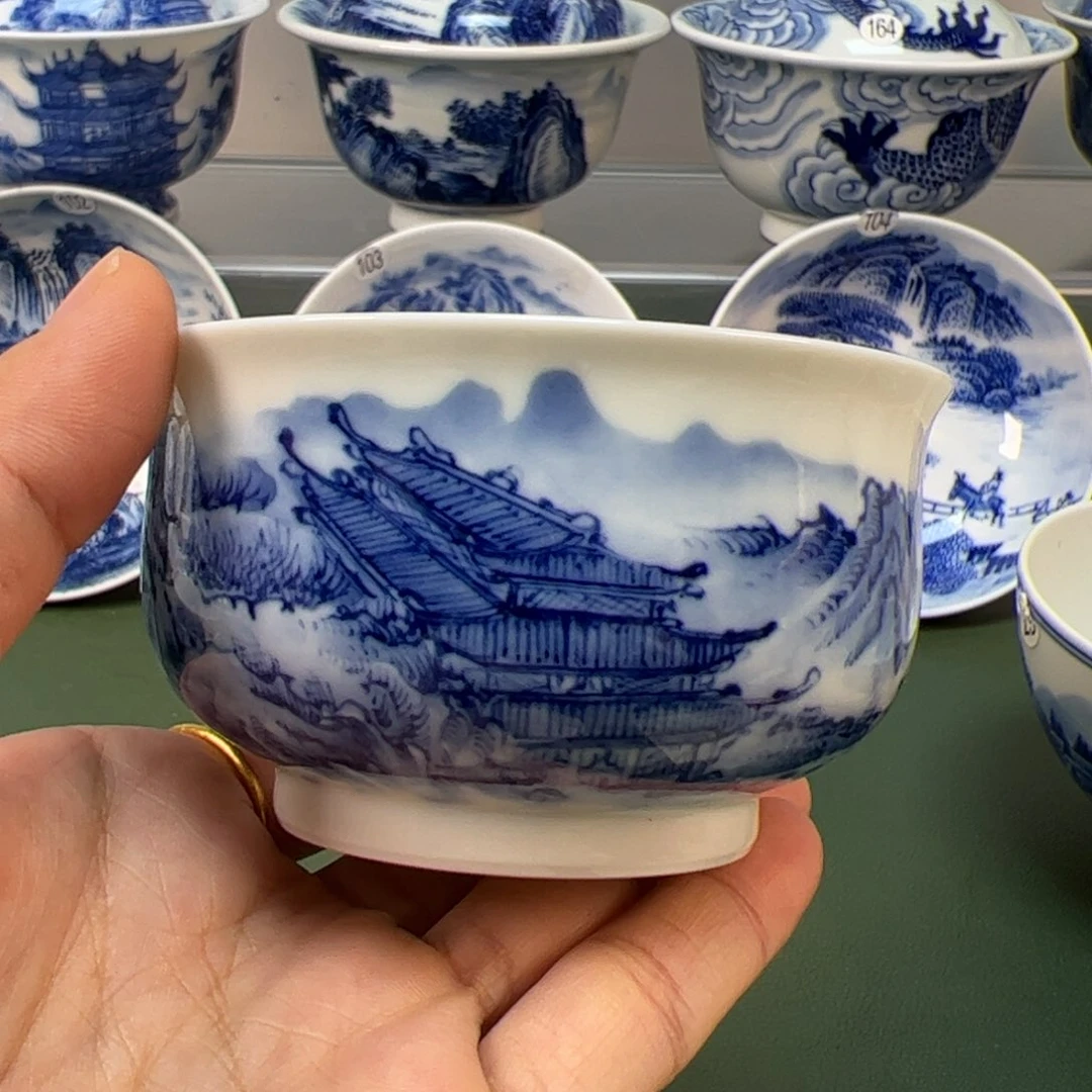杯木木景德镇纯手绘茶具114