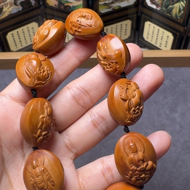 手串/手链橄榄核铁核莲花无相反油福利