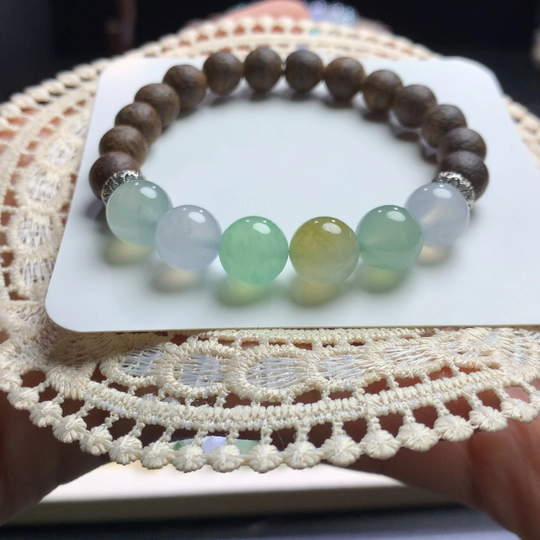 翡翠未镶嵌手串卡10