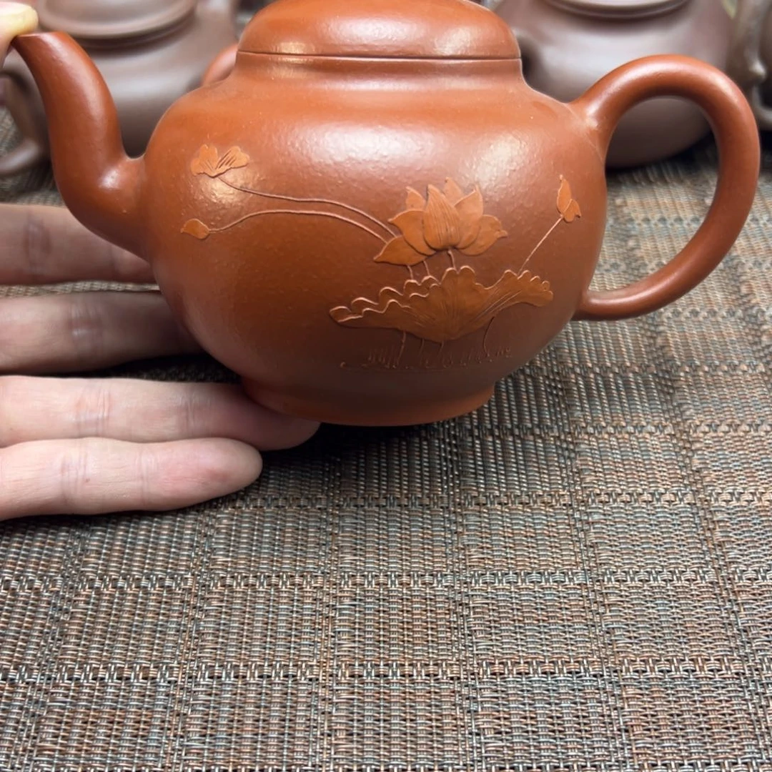 紫砂茶壶宜兴原矿紫砂壶350毫升容量