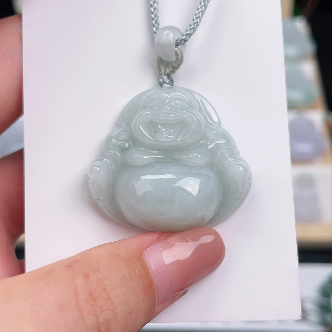 颈饰未镶嵌翡翠佛公
