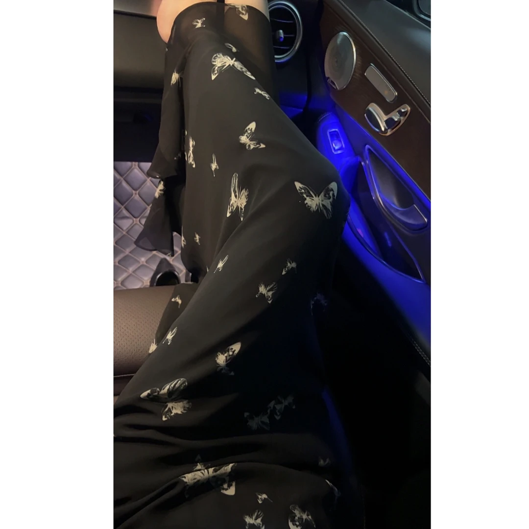 新花【内里全套里布】裸感亲肤 复古气质碎花浪漫鱼尾半身裙