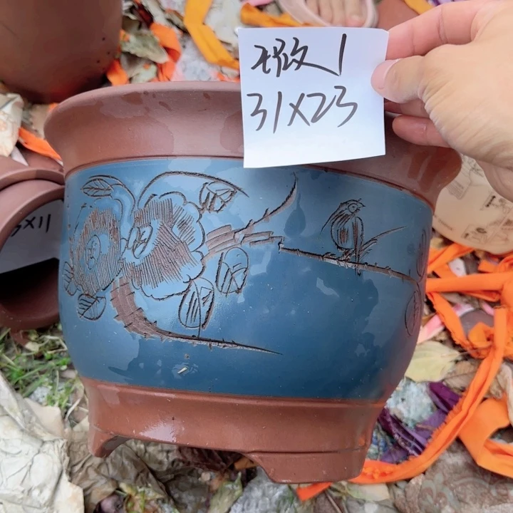 紫砂花盆特价清仓