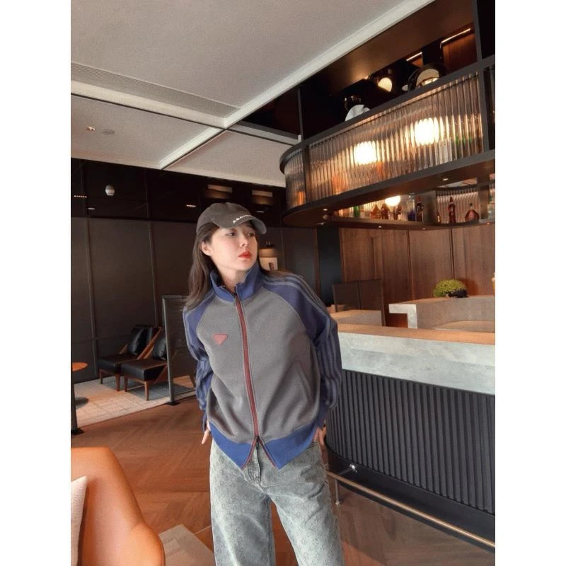 BETTER JOELY -【灰蓝赛道】时尚外套短款休闲百搭通勤风Z4831