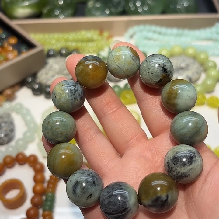 蛇纹石玉未镶嵌手串