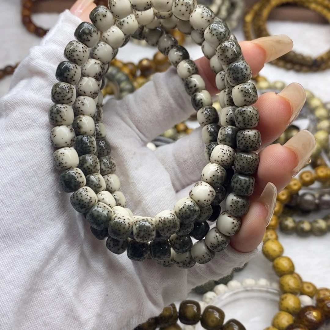 @***吃星月菩提吊坠108河豚