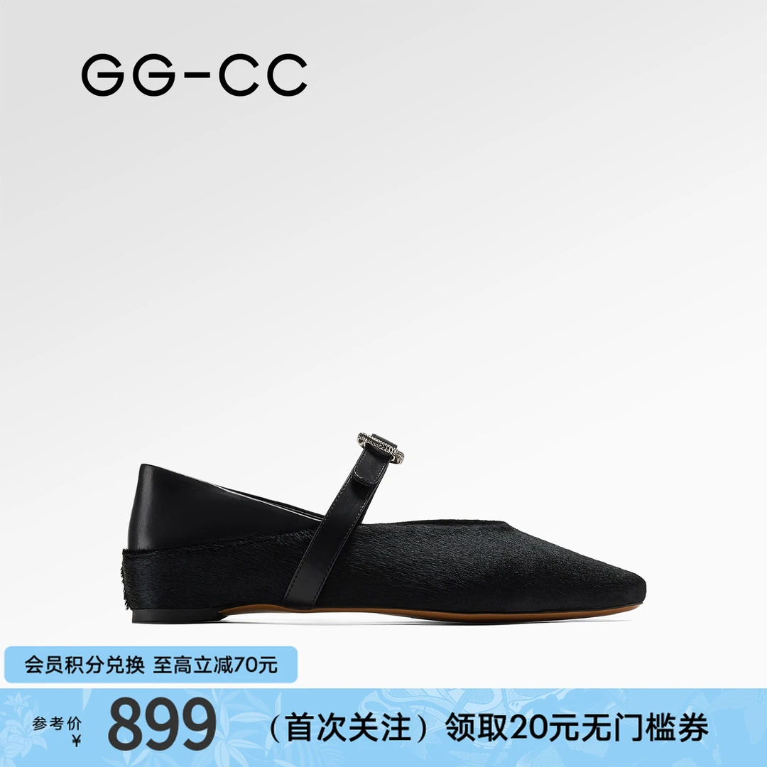 GG-CC【心碎剪影】时尚法式芭蕾舞单鞋秋季新款百搭玛丽珍女2251