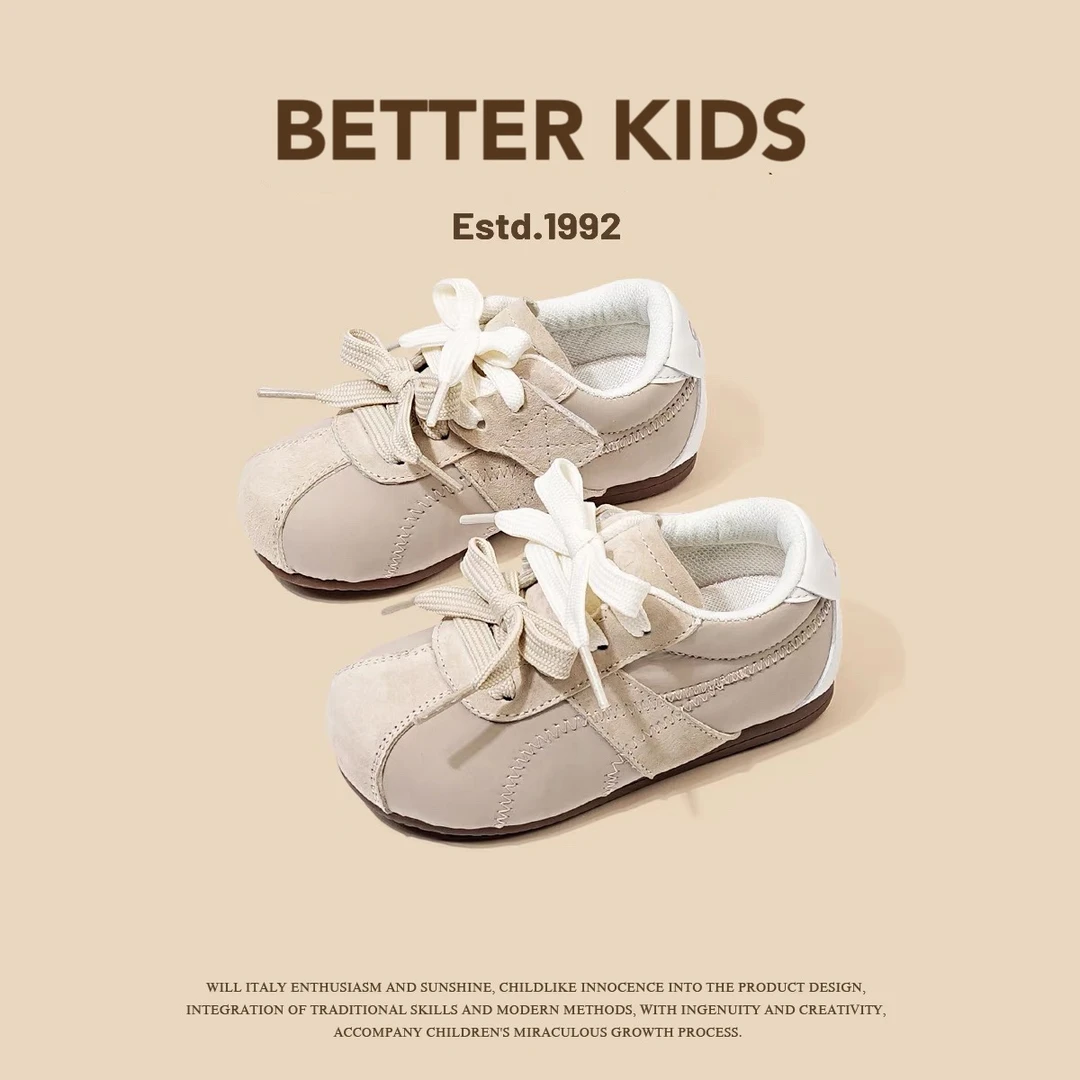 BETTER KIDS/好孩子儿童运动鞋女童春秋单鞋软底豆豆鞋男童阿甘鞋