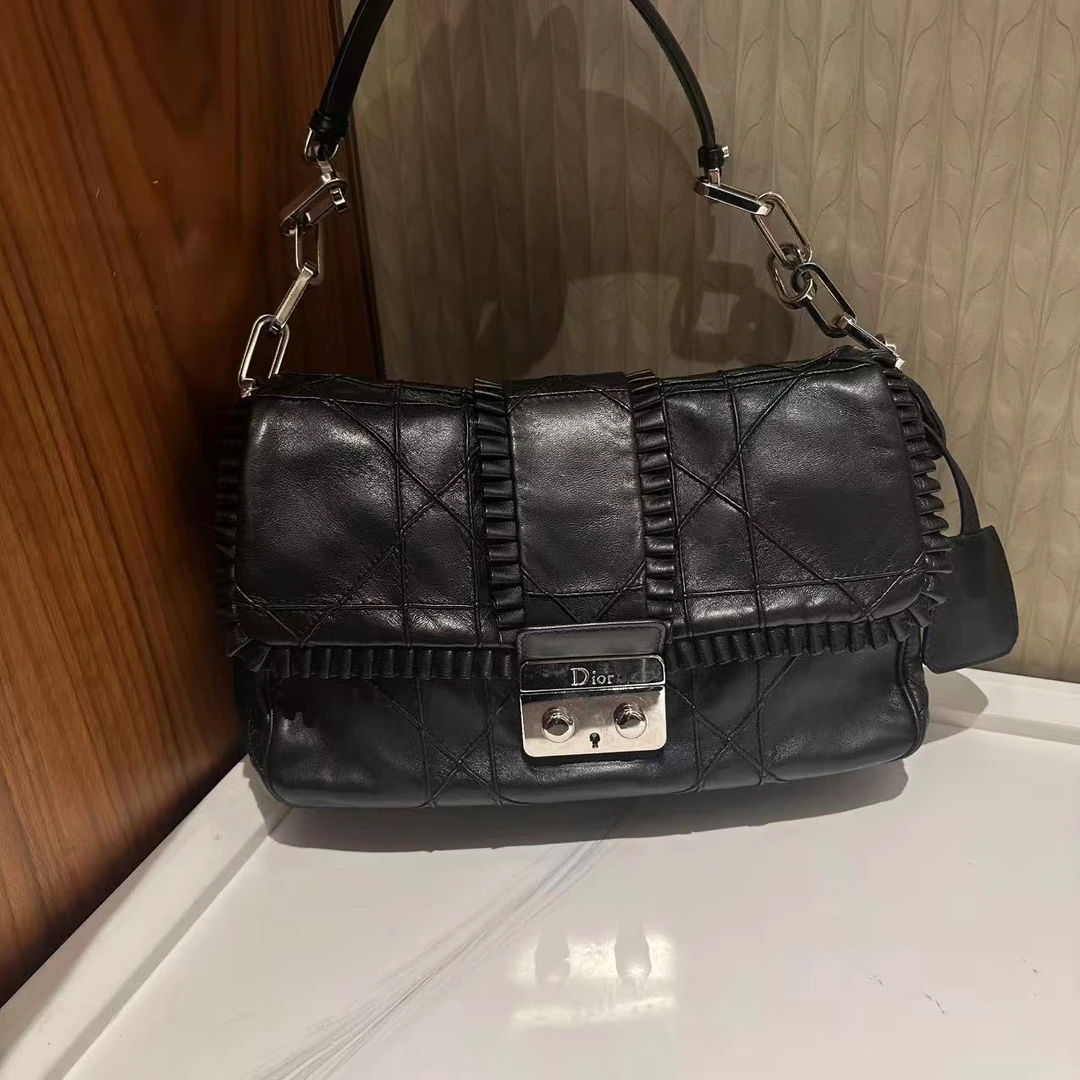 95新 DIOR/迪奥 乱乱子中古/女士/单肩包/112388