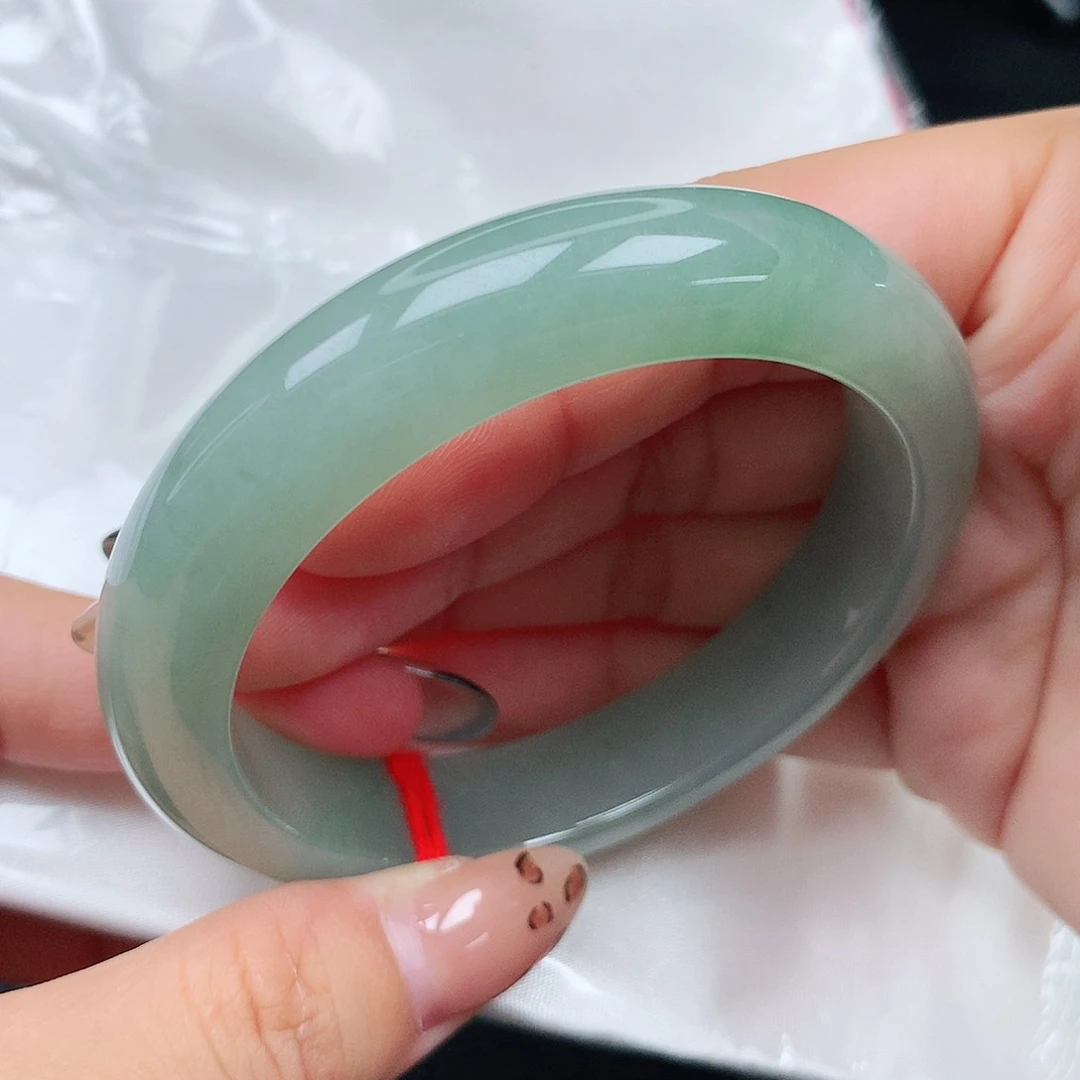 未镶嵌手镯翡翠湖水绿4