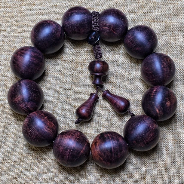 海黄紫油梨老料规格2.0 虎皮纹水波秒沉水重量61克