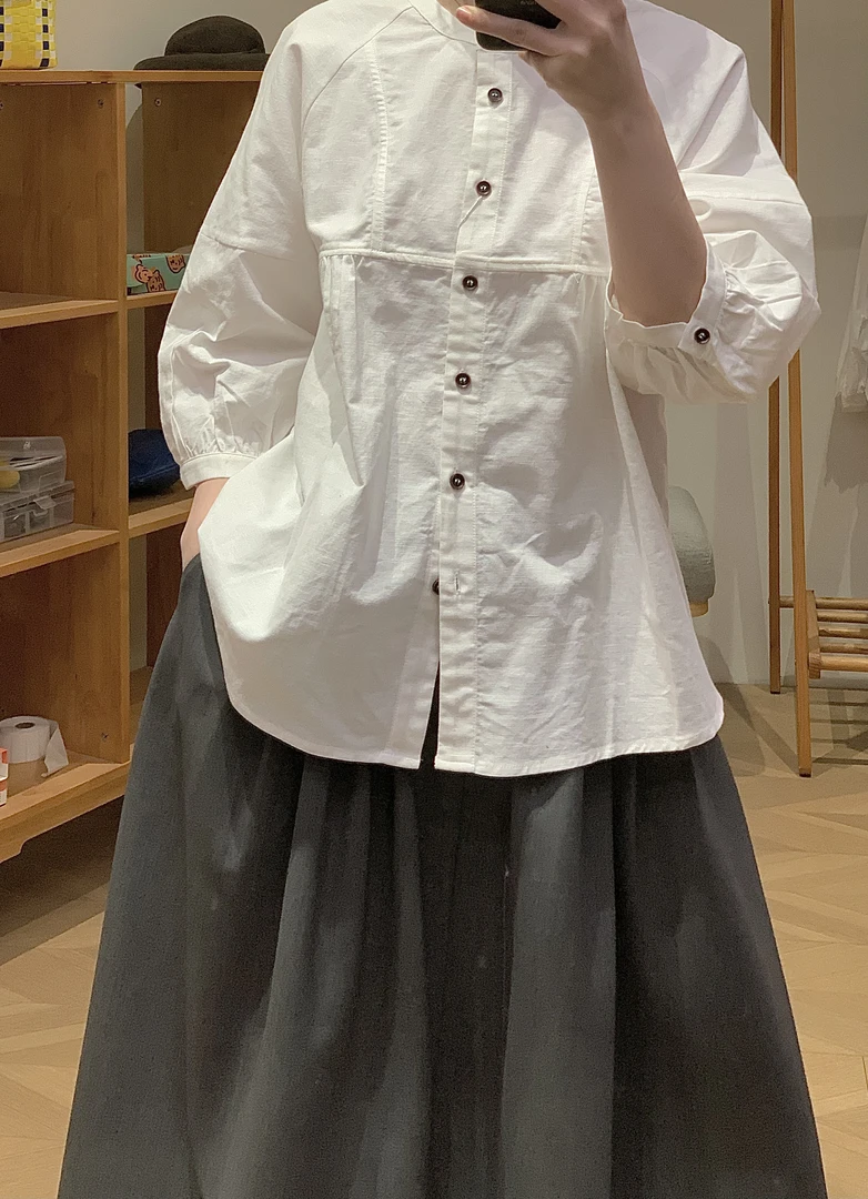 【微瑕】亚麻衬衫h11160