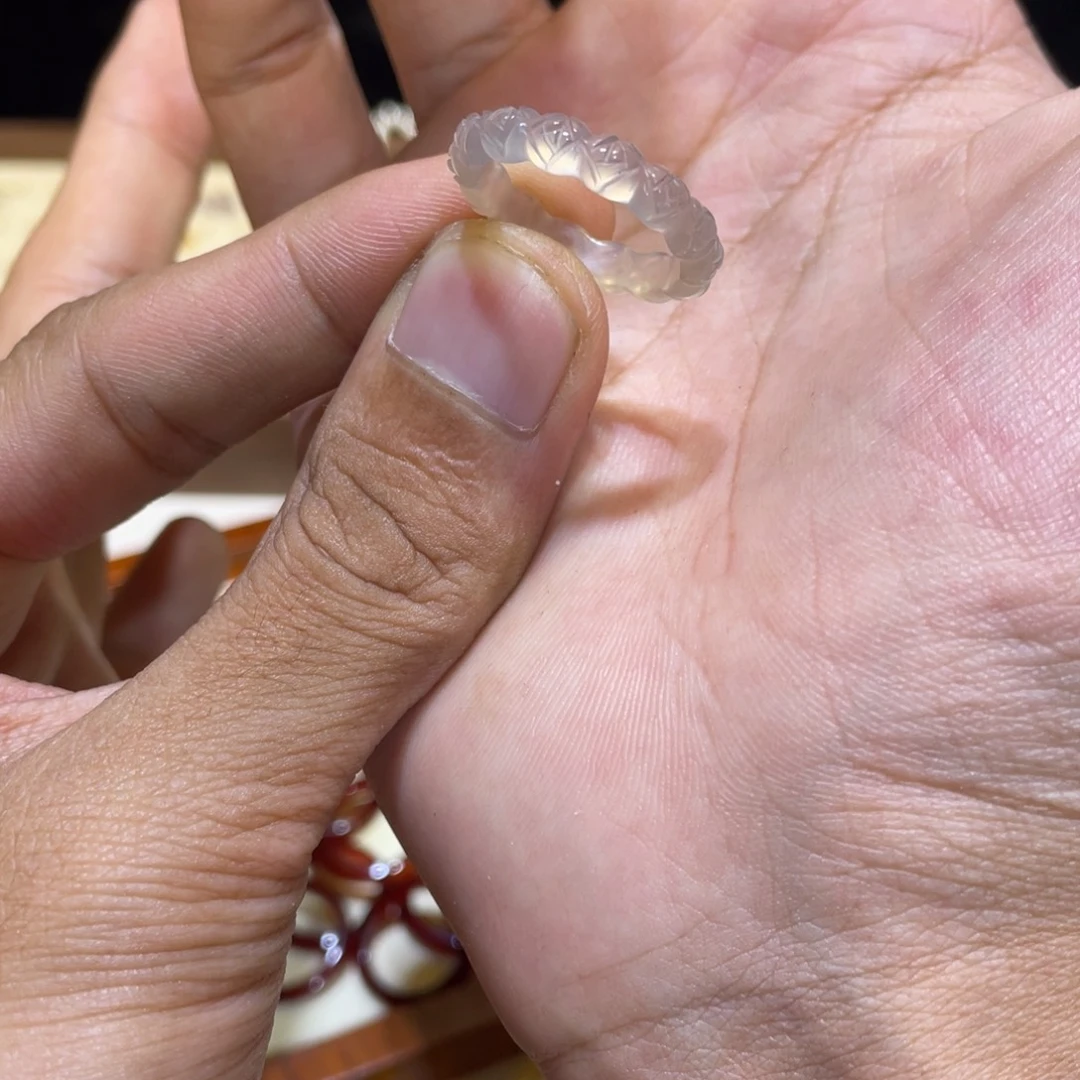 玛瑙/玉髓未镶嵌戒指237号港16