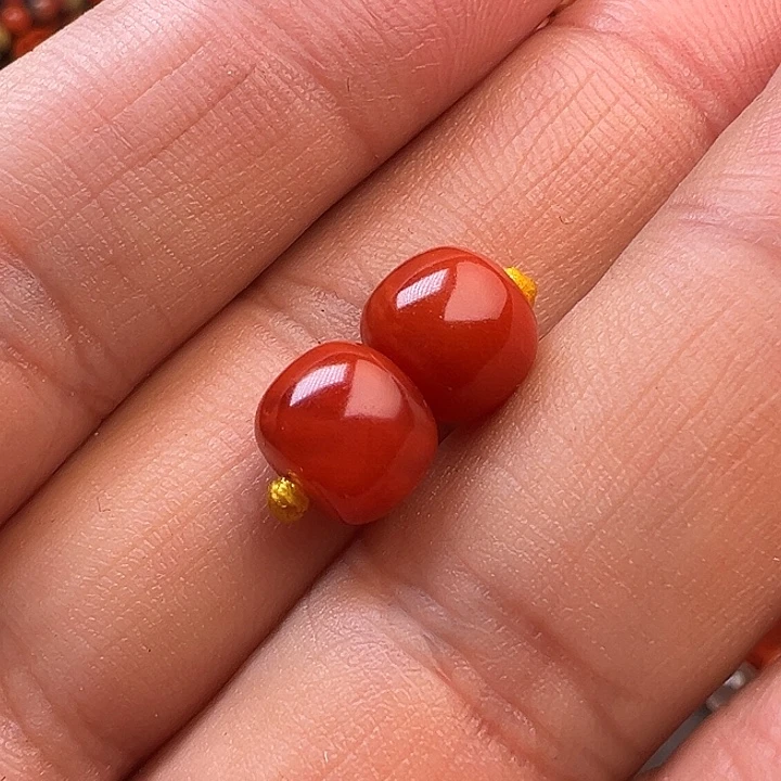南红玛瑙未镶嵌珠子