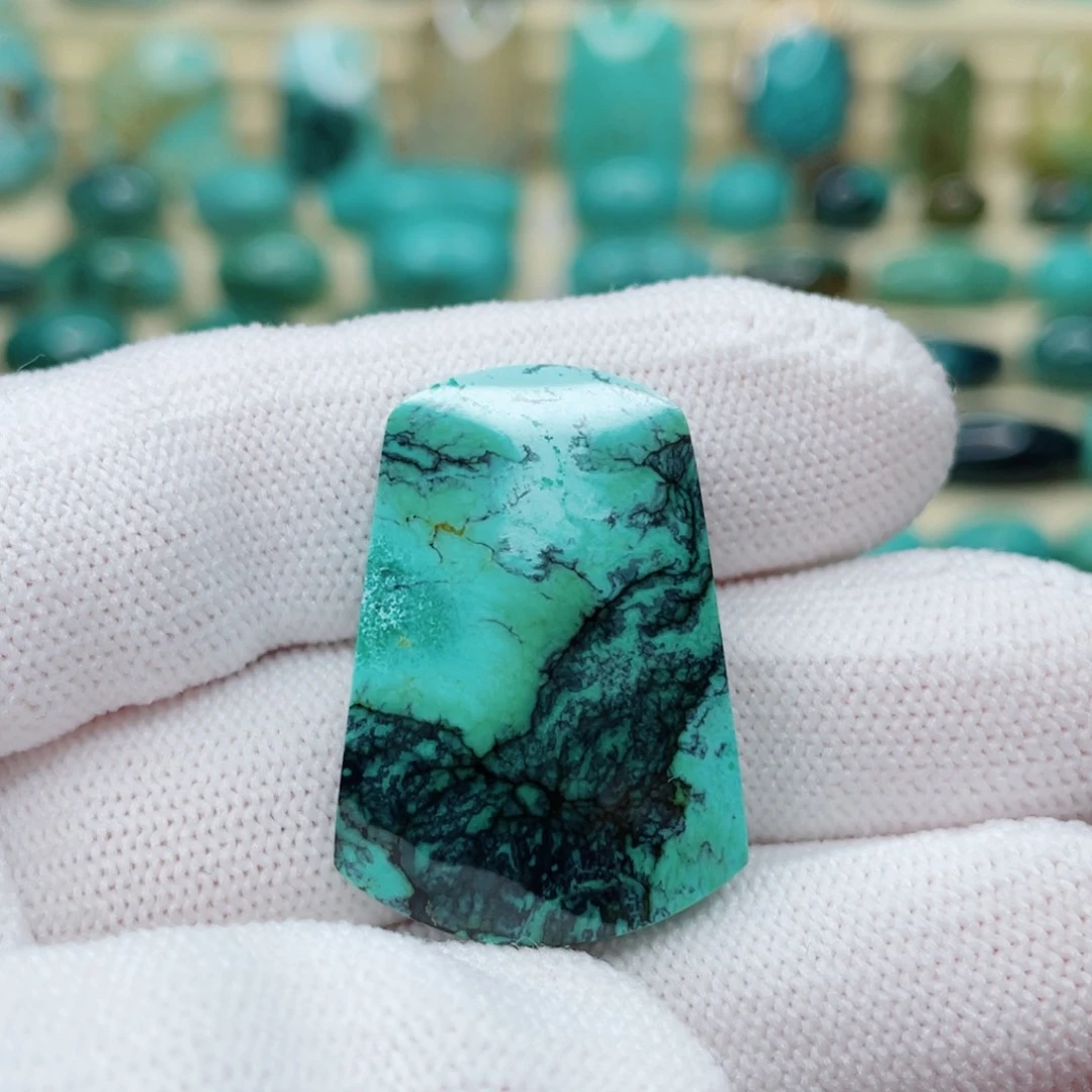 绿松石散珠未镶嵌