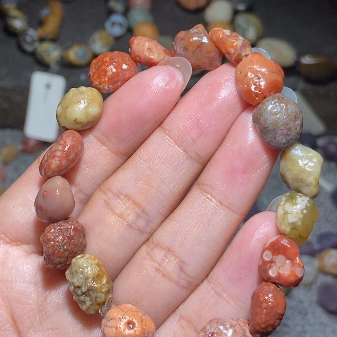 未镶嵌玛瑙/玉髓珠宝半成品