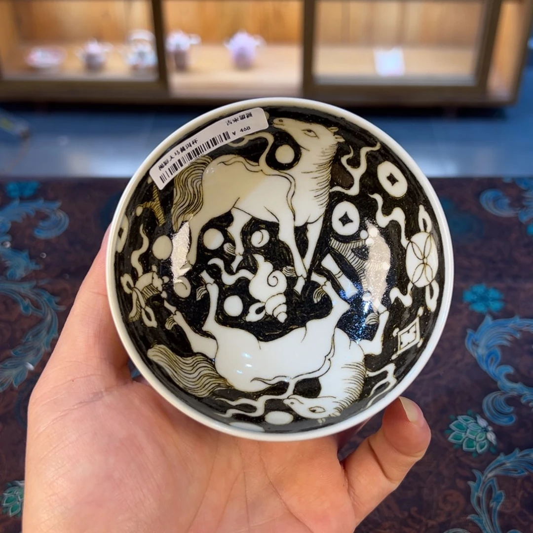 杯景德镇手绘陶瓷